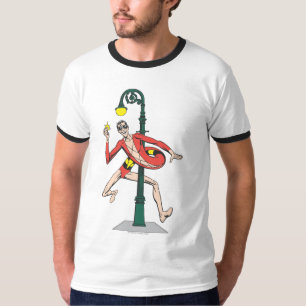 Plastic Man Wraps Streetlamp T-Shirt
