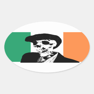 Plastic Paddy Pogue Small Window Oval Sticker