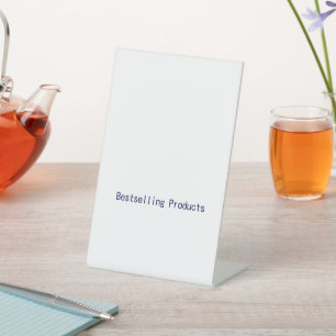 Plastic Pedestal Sign