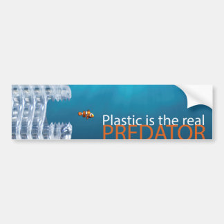 Plastic Predator Bumper Sticker