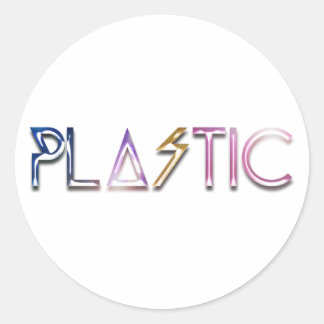 Plastic Round Sticker
