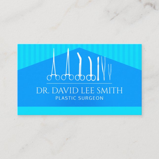 Plastic surgeon / Doctor / Surgeon assistant Busin Business Card (Front)