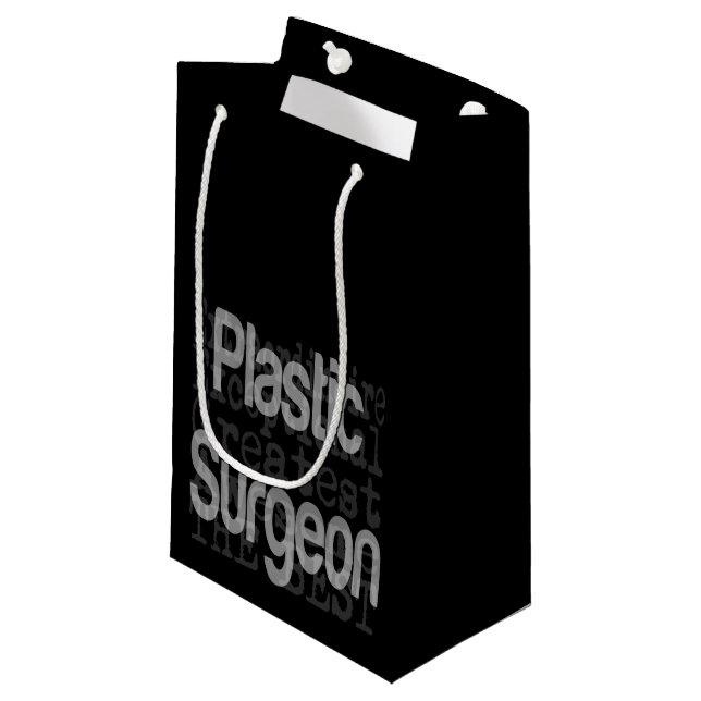 Plastic Surgeon Extraordinaire Small Gift Bag (Front Angled)