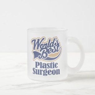 Plastic Surgeon Gift Frosted Glass Coffee Mug