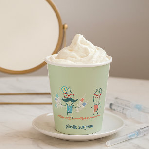 Plastic Surgeon Paper Cups