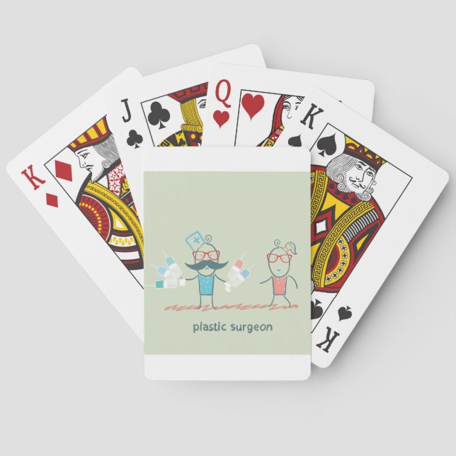 Plastic Surgeon Playing Cards (Back)