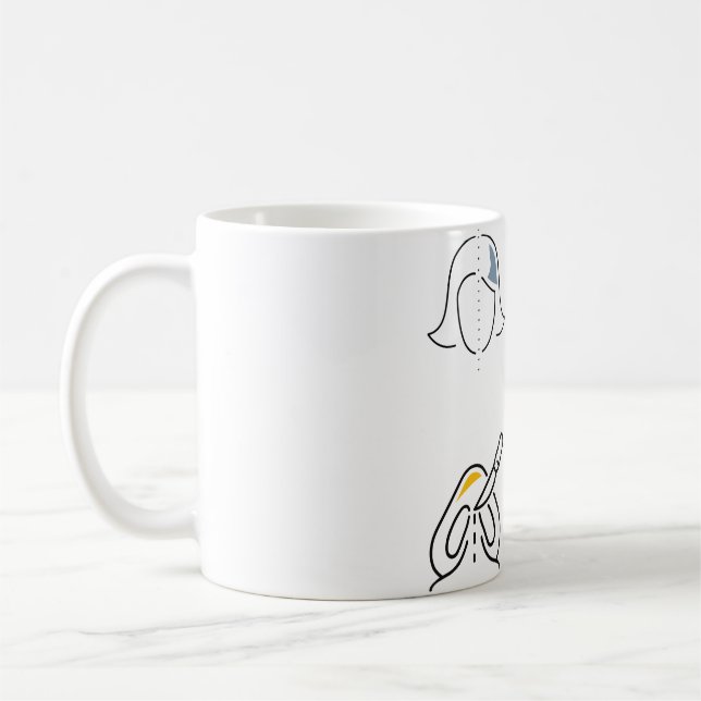 Plastic Surgery Nurse Sticker Pack - Plastic Surge Coffee Mug (Left)