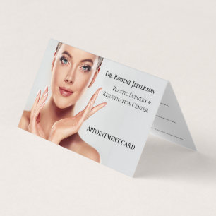 Plastic Surgery & Rejuvenation Centre Appointment  Business Card