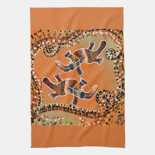 PLATAPUS ART TEA TOWEL