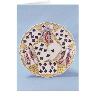 Plate decorated with a trompe l'oeil