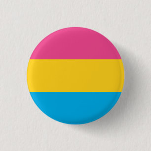 Plate Flag Pansexual - Love is Love 3 Cm Round Badge