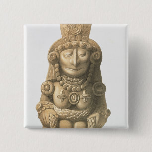 Plate from 'Ancient Monuments of Mexico', 1866 (li 15 Cm Square Badge