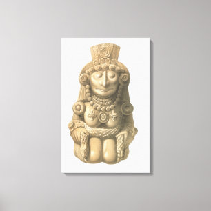 Plate from 'Ancient Monuments of Mexico', 1866 (li Canvas Print