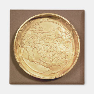 Plate (gold) magnet