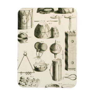 Plate II: Ancient and modern percussion instrument Magnet