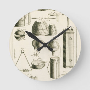 Plate II: Ancient and modern percussion instrument Round Clock