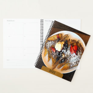 Plate of French Toast with Fruit Planner