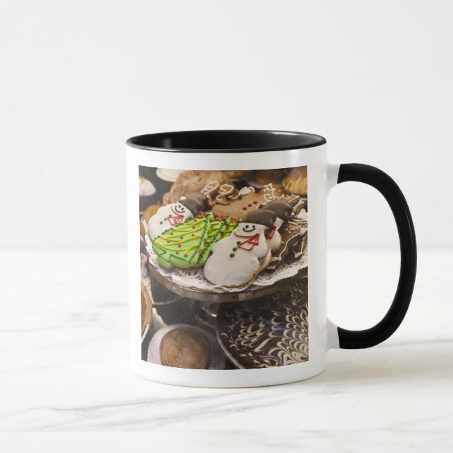 Plate of Fresh Christmas Cookies Mug (Right)