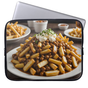 Plate of Poutine Laptop Sleeve