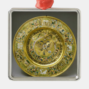 Plate owned by Tsar Alexei Mikhailovich Romanov Metal Tree Decoration