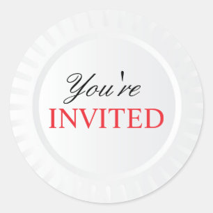 Plate Picnic Party Stickers