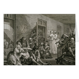 Plate VIII from A Rake's Progress, 1735