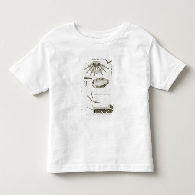 Plate XX: The spread and workings of the pedals in Toddler T-Shirt (Front)