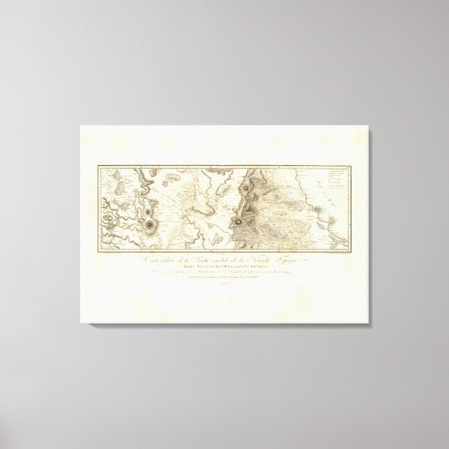 Plateau of Mexico City Canvas Print (Front)