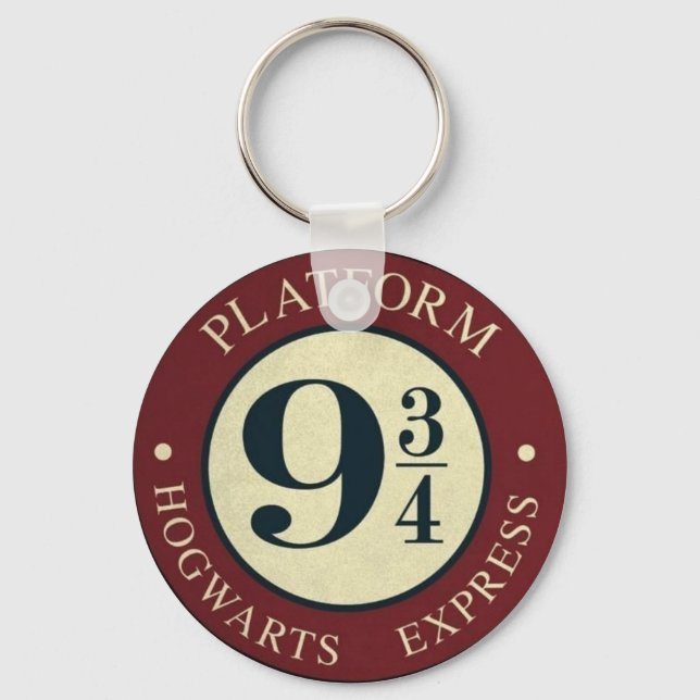 Platform 9¾ Sign Key Ring (Front)