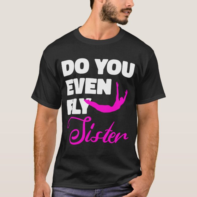 Platform Diver Sister  Springboard Diving T-Shirt (Front)