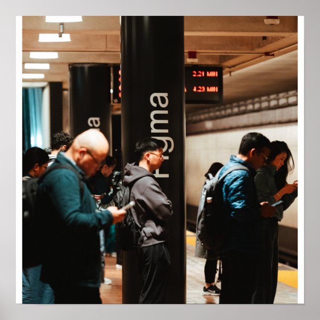 Platform Wait Poster (Front)