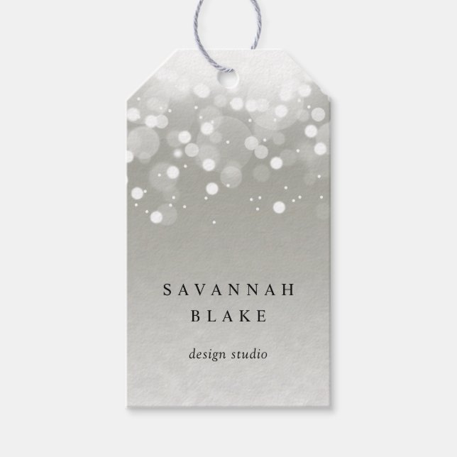 Platinum Glow Gift Tags (Front)