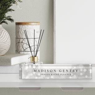 Platinum Glow Nameplate