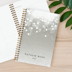 Platinum Glow Personalised Planner