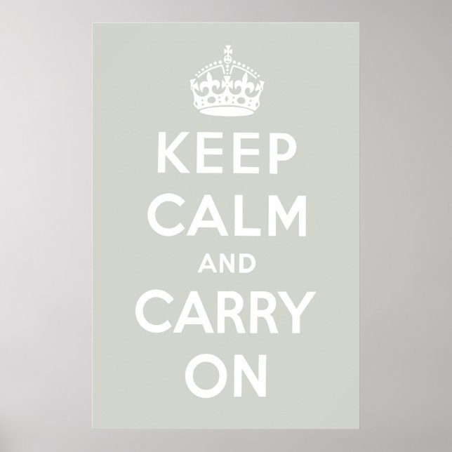 Platinum Grey Poster (Front)