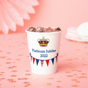 Platinum Jubilee 2022 Paper Cups