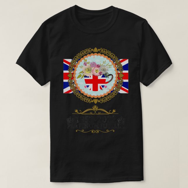 Platinum Jubilee 2022 Union For Kids Jubilee Teacu T-Shirt (Design Front)
