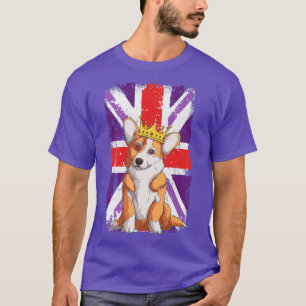 Platinum Jubilee Corgi 2022 & Union Jack Idea For T-Shirt