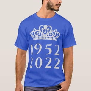 Platinum Jubilee Queen UK Monarch 1952 2022 70 Yea T-Shirt