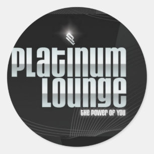 Platinum Lounge Sticker (black)