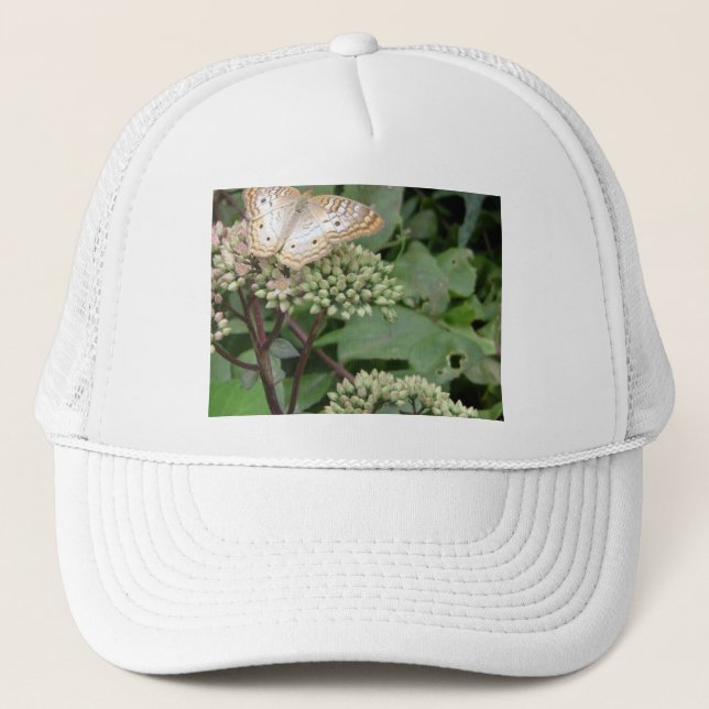 Platinum Monarach Butterfly Trucker Hat (Front)