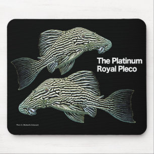 Platinum Royal Pleco Mouse Pad