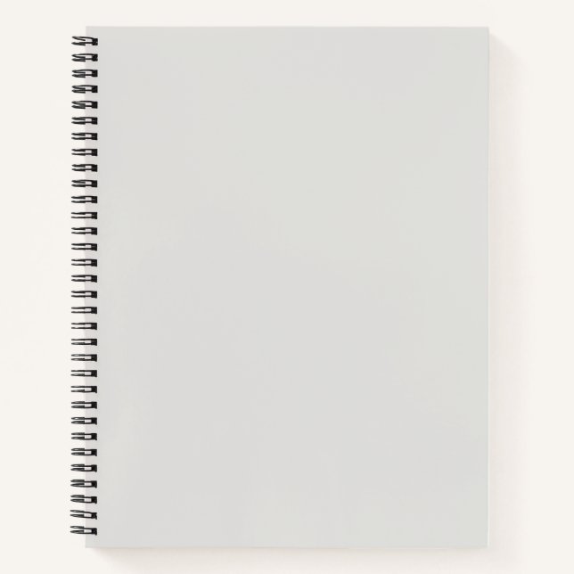Platinum Solid Colour Notebook (Front)