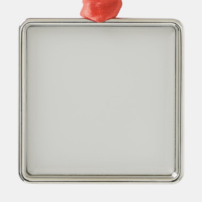 Platinum Top Monochrome Metal Tree Decoration (Front)