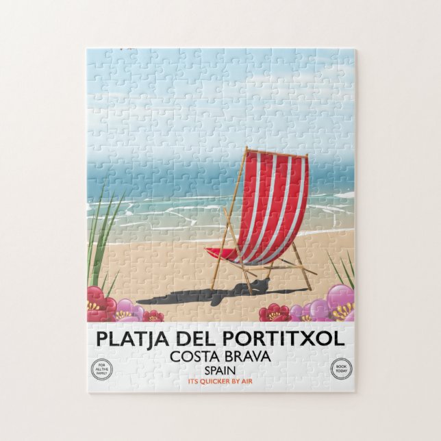 Platja del Portitxol, Costa Brava, Spain Jigsaw Puzzle (Vertical)
