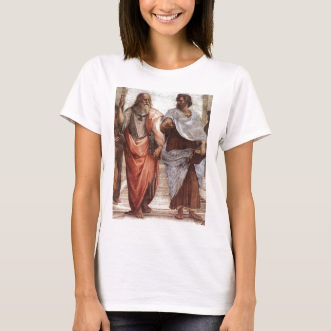 Plato and Aristotle T-Shirt (Front)