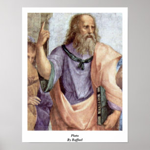 Plato By Raffael Poster