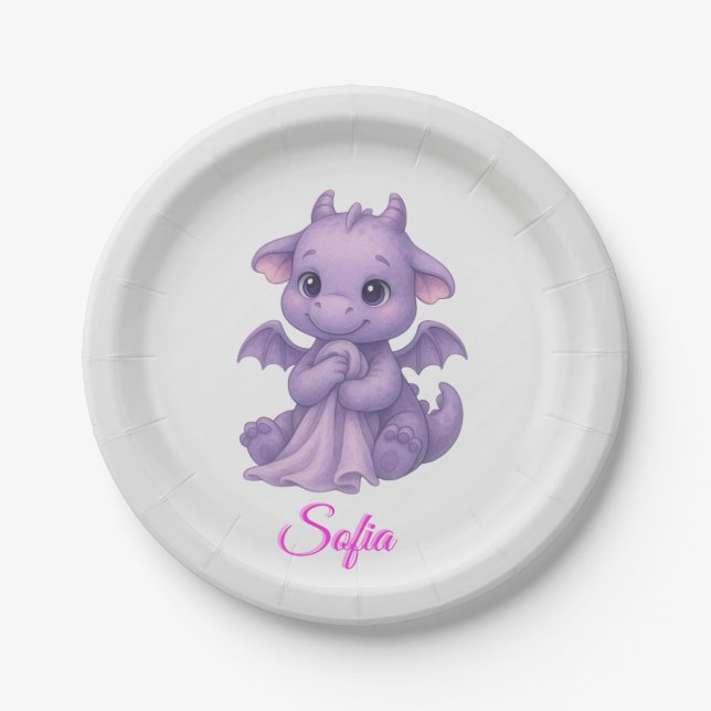 Plato de papel paper plate (Front)