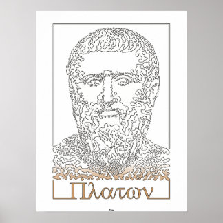 Plato. Greek philosopher [014] Poster