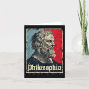 Plato Philosophia Platos Ancient Greek Philosophy Card